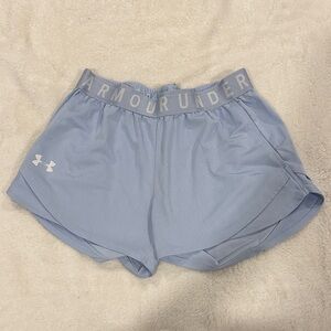 Under Armour Women's Light Blue Athletic Shorts